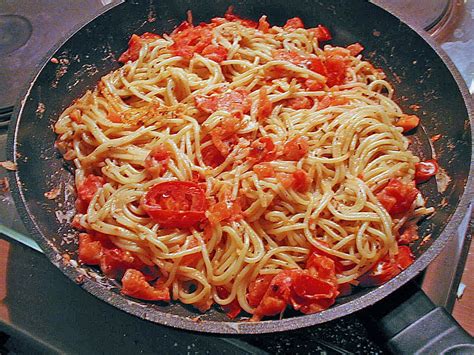 Spaghetti Tomaten Feta Pfanne von hansolocg