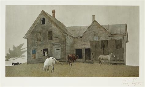 Andrew Wyeth Open House 1980 Color Collotype Andrew Wyeth Paintings