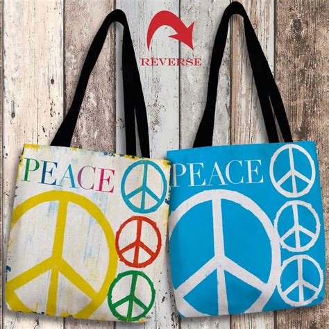 Peace Canvas Tote Bag Laural Home