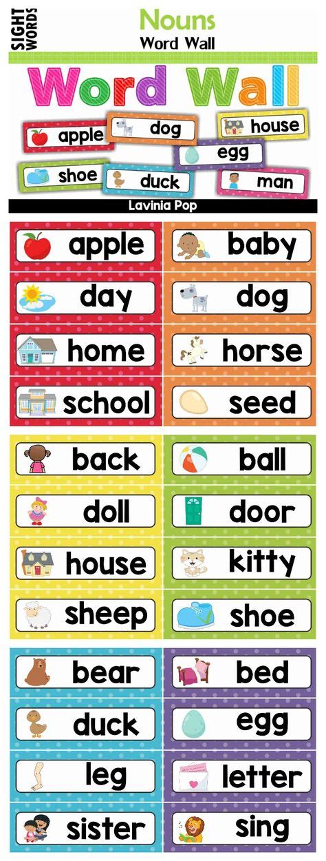 771 Best Sight Words Images On Pinterest Preschool The Words And