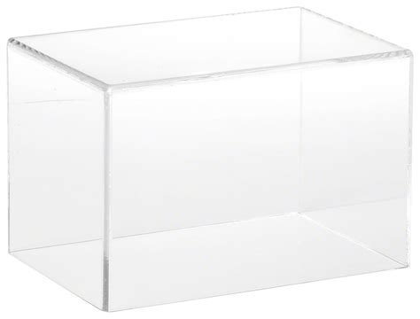 Plymor Clear Acrylic Display Case With No Base 6 W X 4 D X 4 H 3