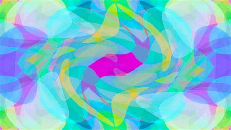 Colors Blue Yellow Pink And Green Pastel Wave Hd Abstract