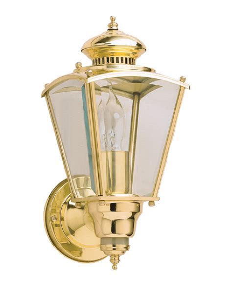 Buy Heath Zenith Solid Brass Motion Activated Incandescent Outdoor Wall