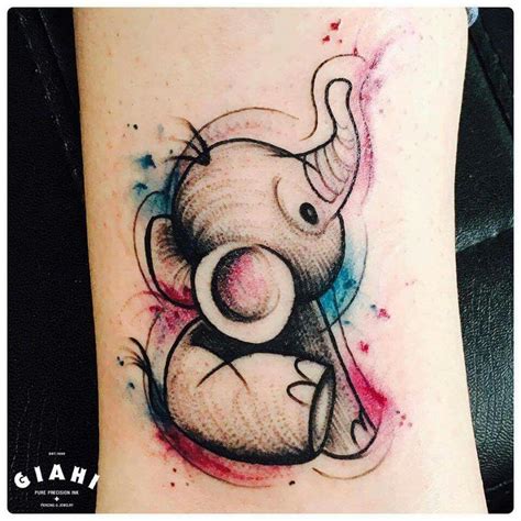 Cuteeeee Cute Elephant Tattoo Elephant Tattoo Design Animal Tattoos