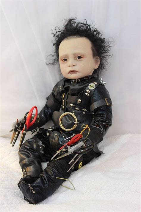 Amazing Edward Scissorhands Johnny Depp Reborn Doll By Orange Grove