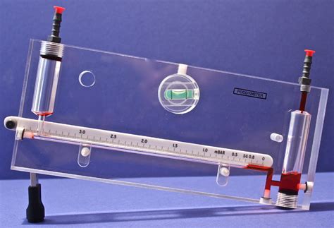 Precision Inclined Manometer Draft Gauge For Low Precise Measurement