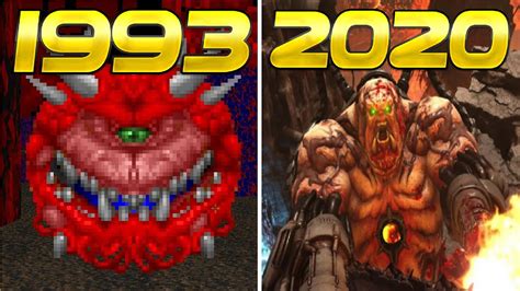 Evolution Of Doom Games 1993 2020 Youtube