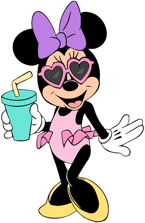 Minnie Mouse Beach Clipart