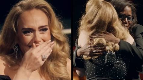Adele Bursts Into Tears On Stage After Favourite Teacher Surprises Her