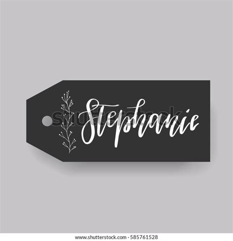Vector De Stock Libre De Regalías Sobre Girl Name Stephanie