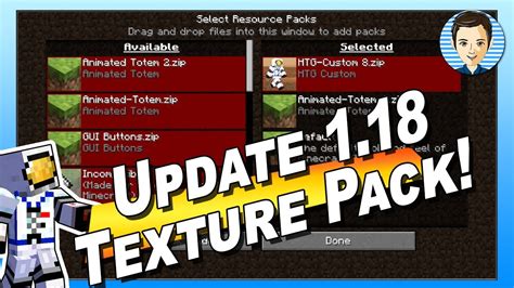 How To Update Your Texture Pack To Minecraft 118 Youtube