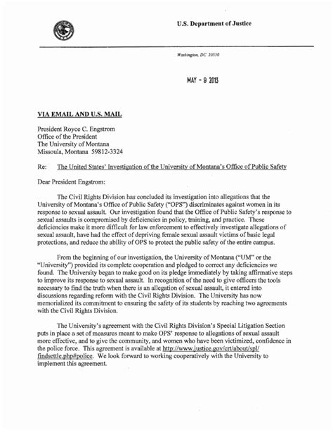 A cover letter should accompany each resume or curriculum vitae you distribute. Title IX Sexual Assault Investigation Tracker from The ...