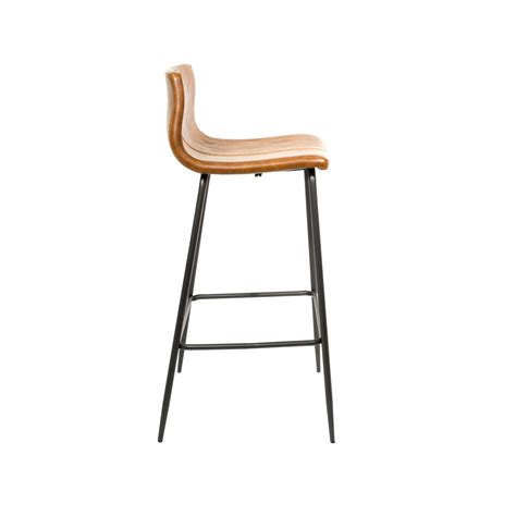 Retro Tan Faux Leather Bar Stool Meala Belfast Interior Design And Furnishings