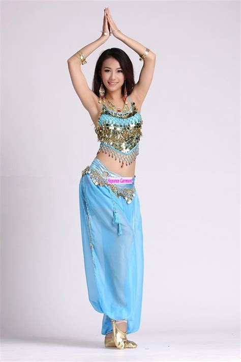 Free Shipping Belly Dance Costume Set 2pcs Topandpants With Many Colors