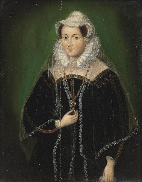 The first queen of scotland to rule in her own right was born at the palace of linlithgow in west lothian, the daughter of james v and his french queen, marie of guise. English School, 19th Century , Portrait of Mary Queen of ...