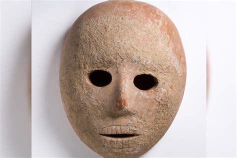 Haunting 9000 Year Old Stone Mask Discovered In A Field In The West