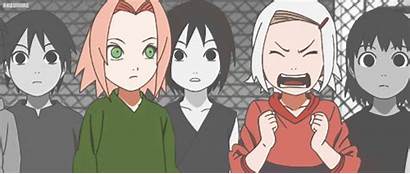 Childhood Sakura Naruto Ino Haruno Anime Gifs