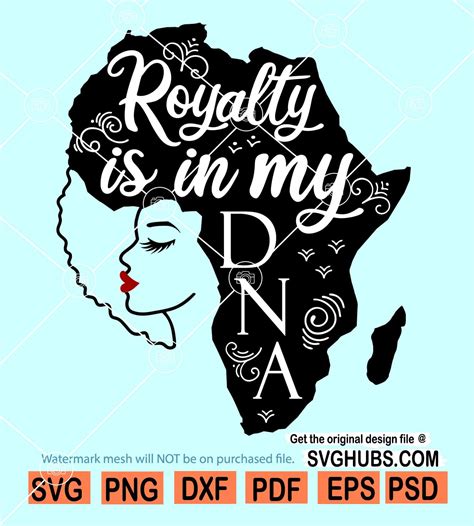 African American Svg Black Woman Svg Afro Woman Africa Map Svg