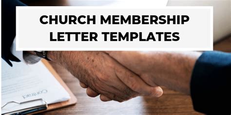 Church Membership Letter Membership Transfer Letter Churchletters