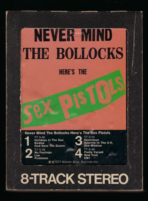 Sex Pistols Never Mind The Bollocks Heres The Sex Pistols 1977 Wb T8