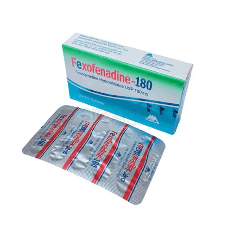 Fexofenadine 180 Tablet 180mg Medicine Arogga Online Pharmacy Of