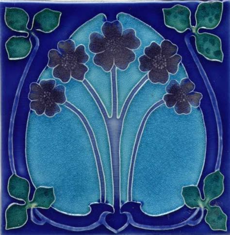 Art Nouveau Flowers Art Nouveau Tiles Art Deco Tiles