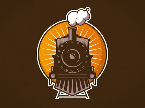 Locomotive Logo Template By Alberto Bernabe On Dribbble