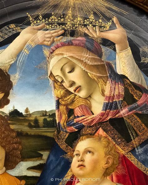 Galleria Degli Uffizi Botticelli Particolare Di “madonna Del