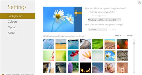 Customize Windows 8 Start Screen With Background Images And Colors
