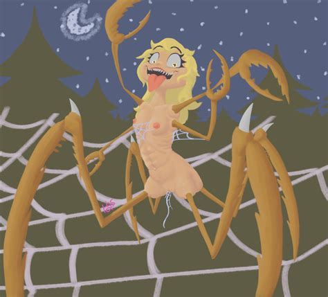 A Sexy Naked Girl Cocooned In A Spiders Web Rule34 Free Hemtai