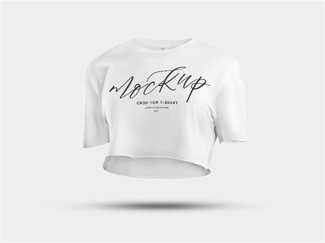 Crop Top T Shirt Mockup Mockup World