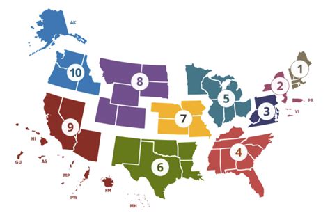 Regional United States Map Retha Charmane