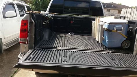 Diy Fishing Rod Holder For Truck Bed Youtube