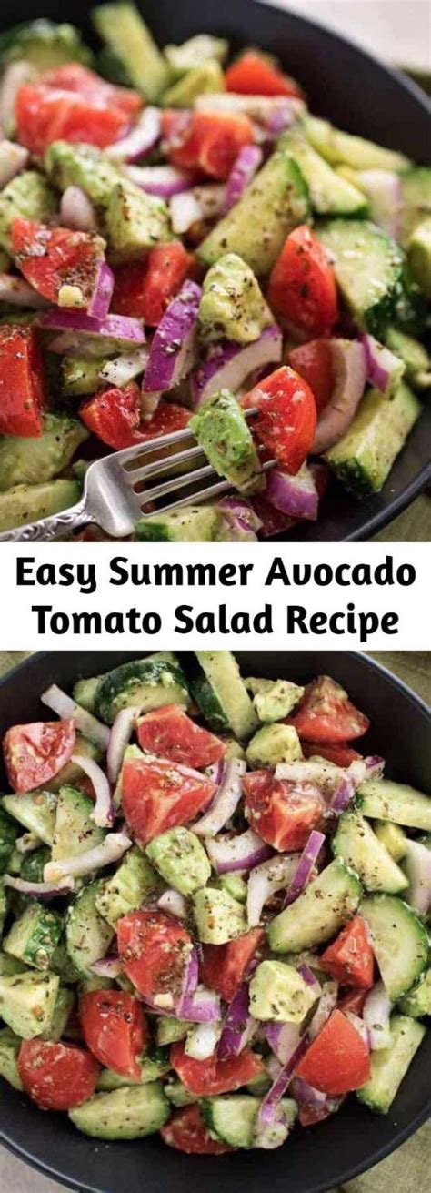 Easy Summer Avocado Tomato Salad Recipe Mom Secret Ingrediets