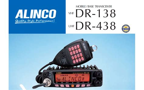 Alinco Dr 138h Equipamento Móvel Amador Vhf 144 146 Mhz 60 Wa