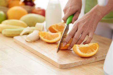 Cutting Fruits Stock Image Image Of Ripe Food Female 72251185
