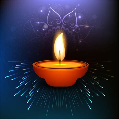 Happy Diwali Diya Oil Lamp Festival Background Illustration 249862