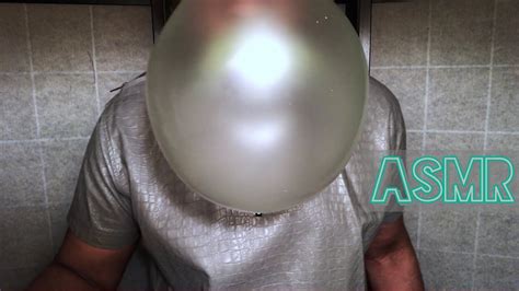 Asmr Chewing A Whole Pack Of Bubble Gum And Blowing The Biggest Bubbles