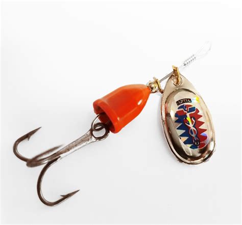 35 Gram Spin Vibrating Lure Red Blue Iridescent Suit Ultralight