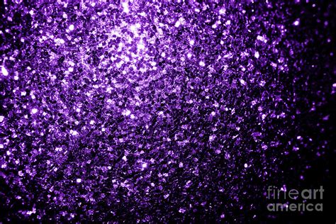 Beautiful Dark Purple Glitter Sparkles Photograph By Pldesign