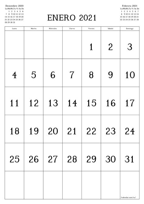 Calendario Mes Enero 2021 Calendario Enero 2021 Calendarpedia