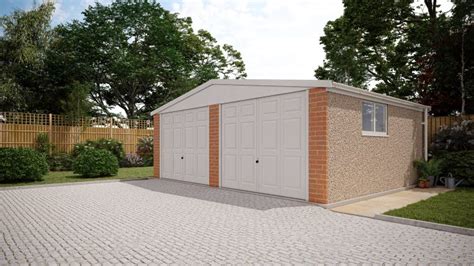 Sectional Concrete Garages Free Delivery And Assembly Birstall Garden