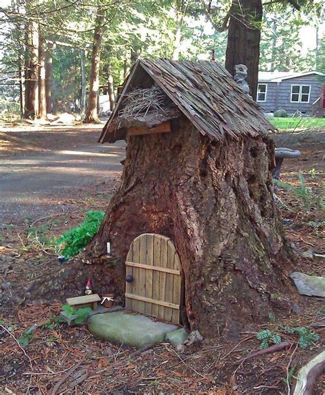 35 Best Images About Outdoor Elf Houses On Pinterest Trees A Tree