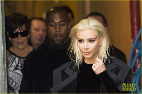 Kim Kardashian Debuts Platinum Blonde Hair Photo 3318903 Kanye West