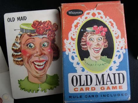 Vintage Whitman Old Maid Deck Playing Cards Complete 28214232