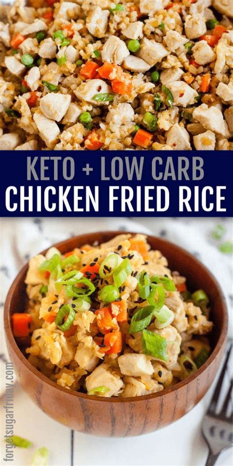 Keto Low Carb Chicken Fried Rice Takeout Copycat This Low Carb