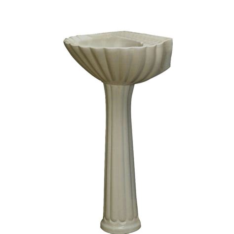 Check spelling or type a new query. Pegasus Bali 19 in. Pedestal Combo Bathroom Sink in Bisque ...