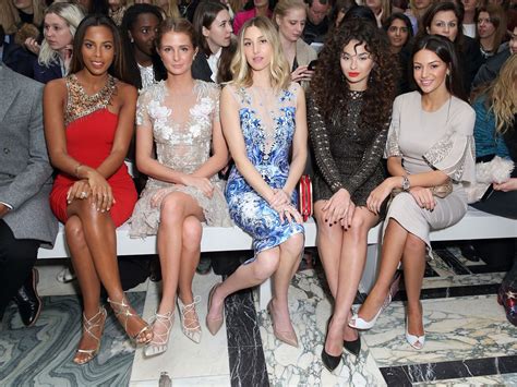 Marvin Humes Rochelle Humes And Guest Attend The Julien Macdonald Show Mirror Online