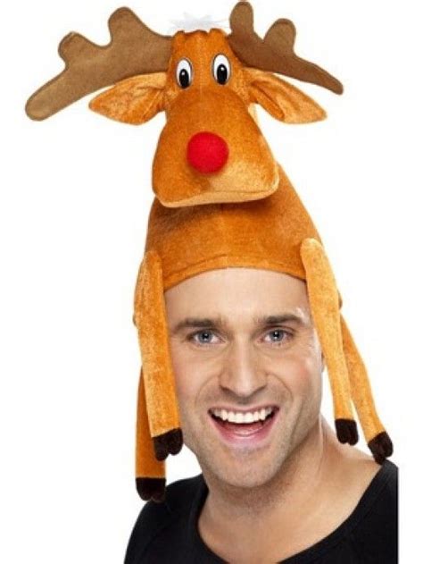 Reindeer Christmas Hat Funny Christmas Hats Christmas Fancy Dress