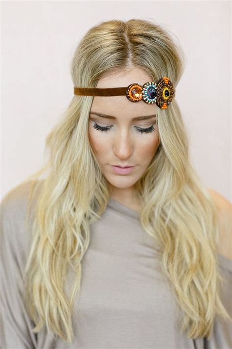 Boho Headband Bohemian Hair Accessories Colorful Beaded Hair Bands